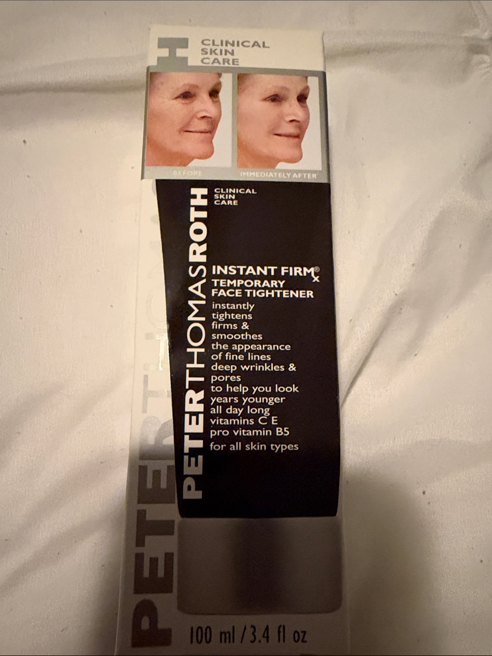 Peter Thomas Roth Instant Firm Face Tightener - Black & White Packaging